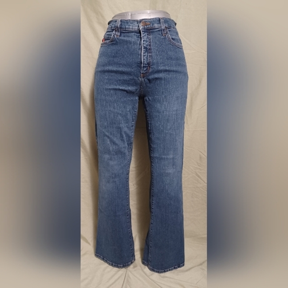 NYDJ Flare & Wide Leg Tummy Tuck Blue Jeans - Picture 1 of 10